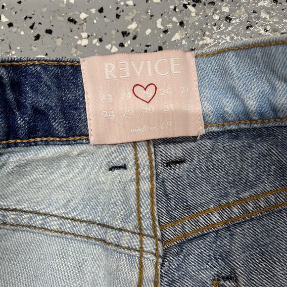 Revice Denim Jeans Two Tone Button Fly Size 25 USA - Picture 7 of 9